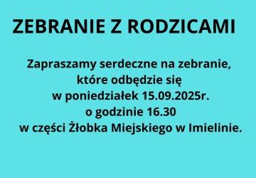 Zebranie z rodzicami