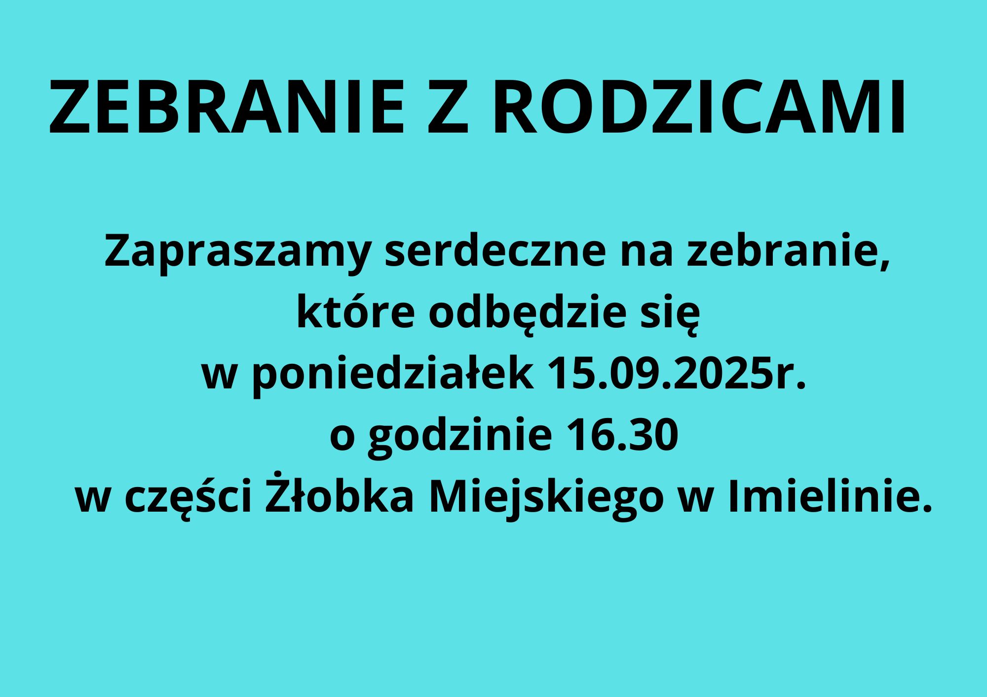 Zebranie z rodzicami