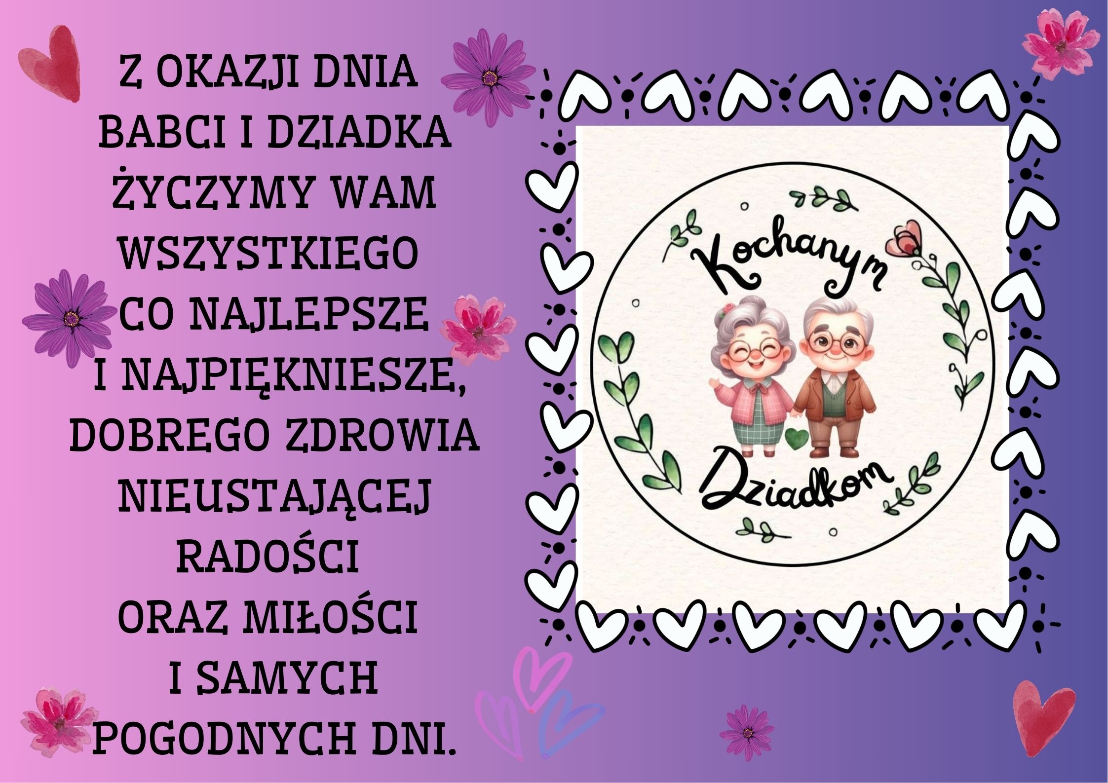 Dzień Babci i Dziadka